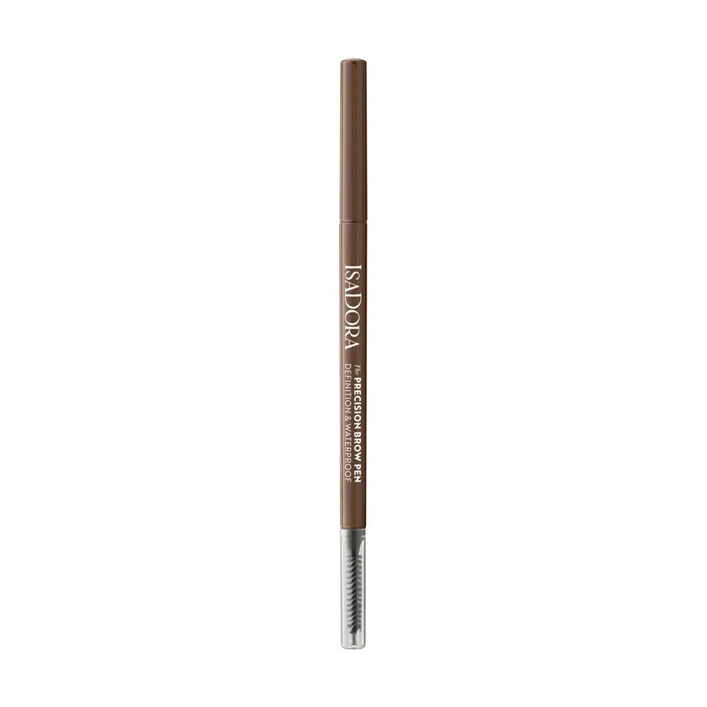 Автоматичний водостійкий олівець для брів IsaDora The Precision Eyebrow Pen Definition &amp; Waterproof зі щіточкою, 04 Light Brown, 0.09 г